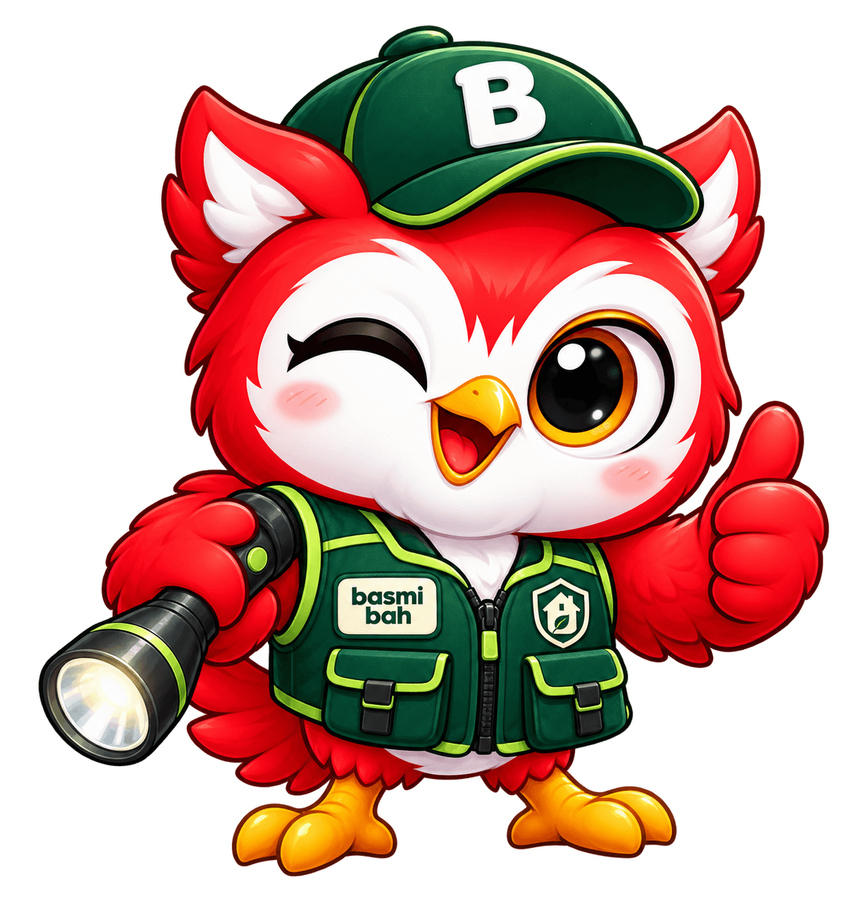 Maskot burung hantu Basmi Bah